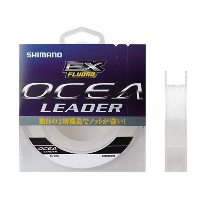 Shimano Ocea Ex 氟碳钓鱼线 80 磅 50 米 透明