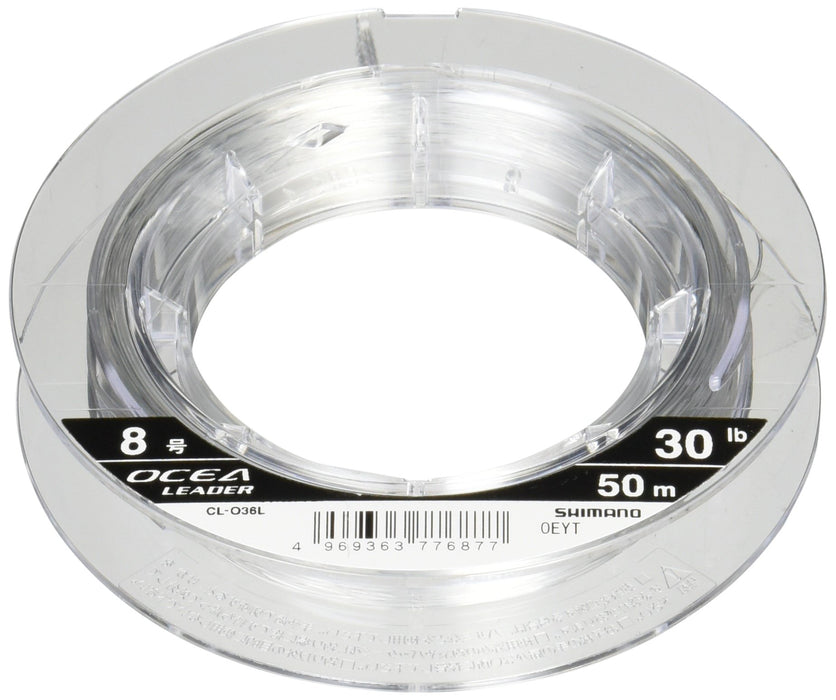 Shimano Ocea Ex Fluorocarbon 50M #8 30Lb Clear Shock Leader Fishing Line