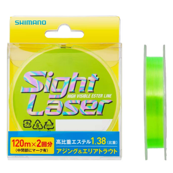 Shimano Sight Laser Ex Ester Fluorescent Green 240M 0.5 Cl-L75Q