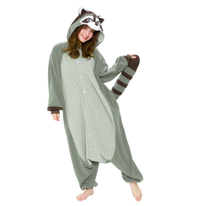 Southwark Fleece Raccoon Kigurumi by Sazac