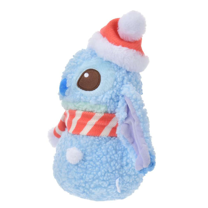 Japan Disney Store Stitch Plush Snowmen Soft Toy for Kids