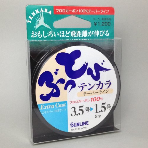 Sunline Fluorocarbon Buttobi Tenkara Line 8M 4.5-1.5 Clear Natural