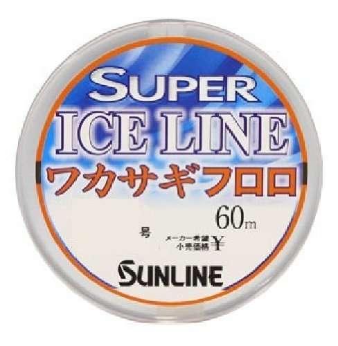 Sunline Fluorocarbon Line Super Ice 60M 0.6mm Fishing Line