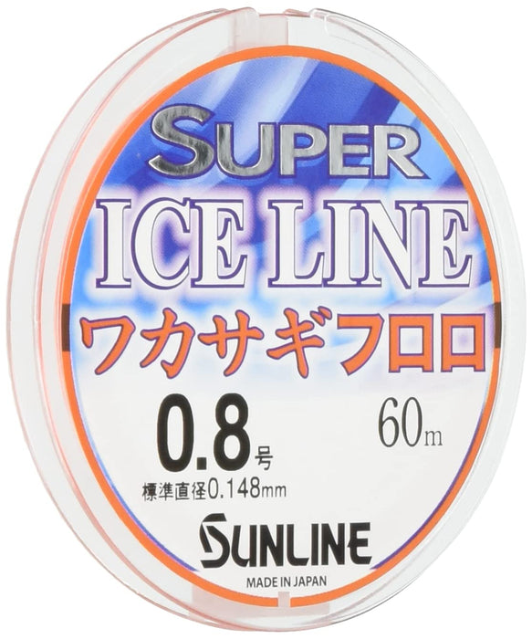 Sunline Fluorocarbon Line Super Ice Smelt 60M 0.8mm Fishing Line