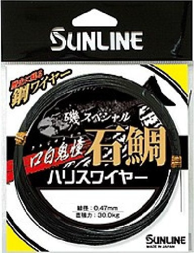 Sunline Harris Iso 鋼 30M 36x7 青銅色 黑色 Ishidai Kuchishirokidou