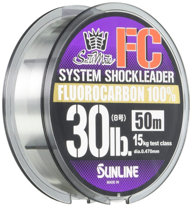 Sunline Harris Saltymate System Shock Leader Fc 50M 30Lb #8 Fishing Line