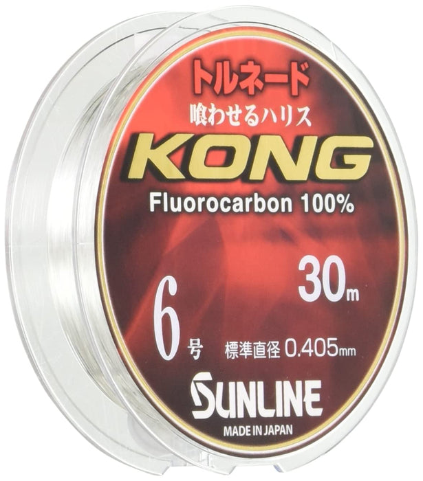 Sunline Harris Tornado Kong氟碳線30M 6號本色透明