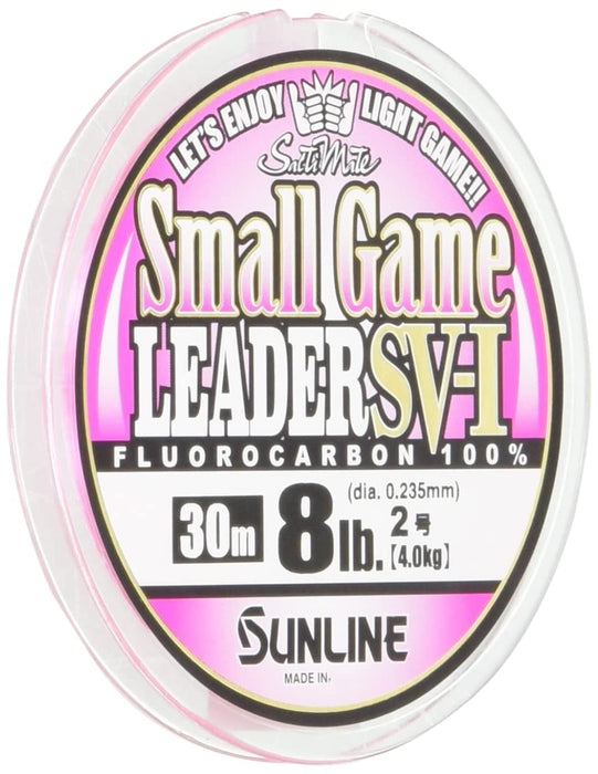 Sunline Saltymate Small Game Leader Fluorocarbon 30M No. 2 8Lb Pink