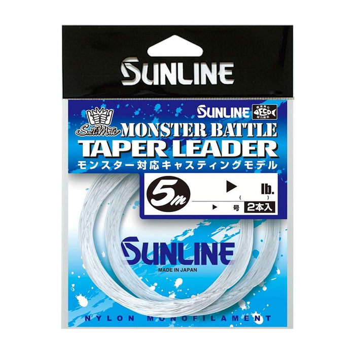 Sunline Saltymate Monster Battle 錐形領導者 5M 100Lb 至 60Lb 30 至 14