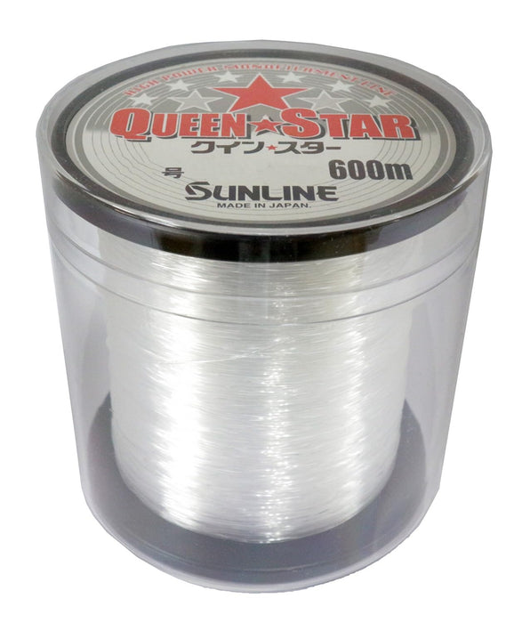 Sunline Nylon Line Queen Star 600M Clear #30 High-Strength Fishing Line