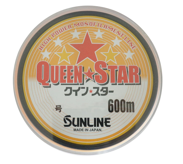 Sunline 尼龙线 Queen Star 600M 4 号黄色钓鱼线