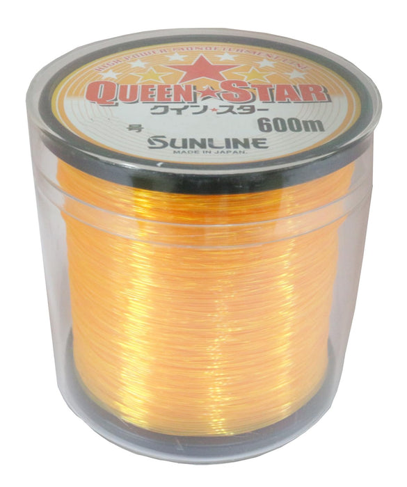 Sunline 尼龍線 Queen Star 600M 8 號黃色耐用釣魚線