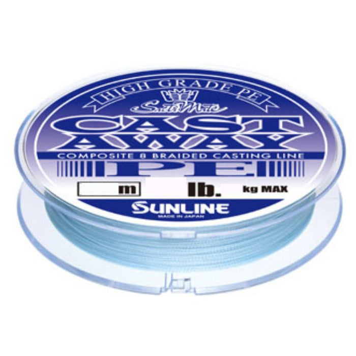 Sunline PE Line Cast Away 200M 60Lb Pearl Blue Fishing Line