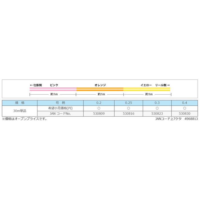 Sunline Pe Line Super Ice Smelt II 30M 0.3直徑釣魚線