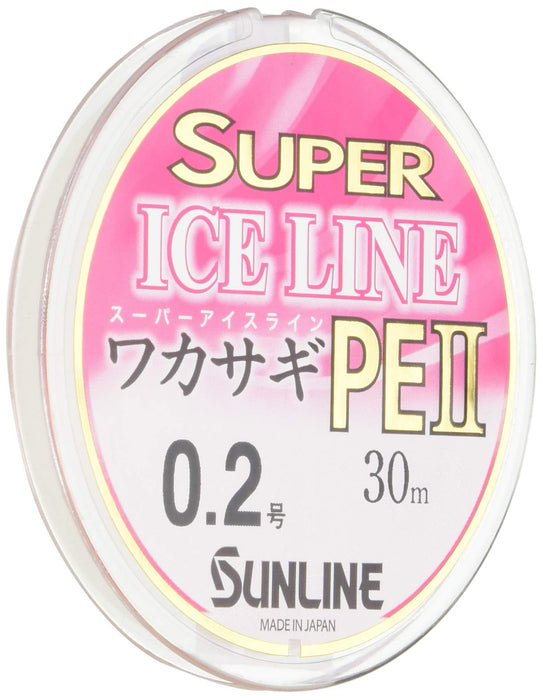 Sunline Super Ice Line Smelt Pe Ii 30M 0.2mm – 耐用冰钓线