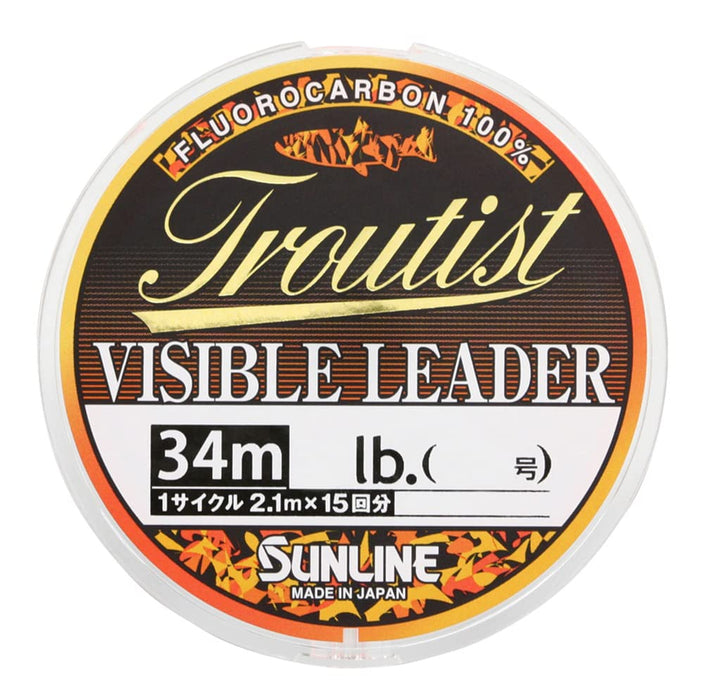 Sunline Troutist Visible Leader 10Lb 34M 優質釣魚線