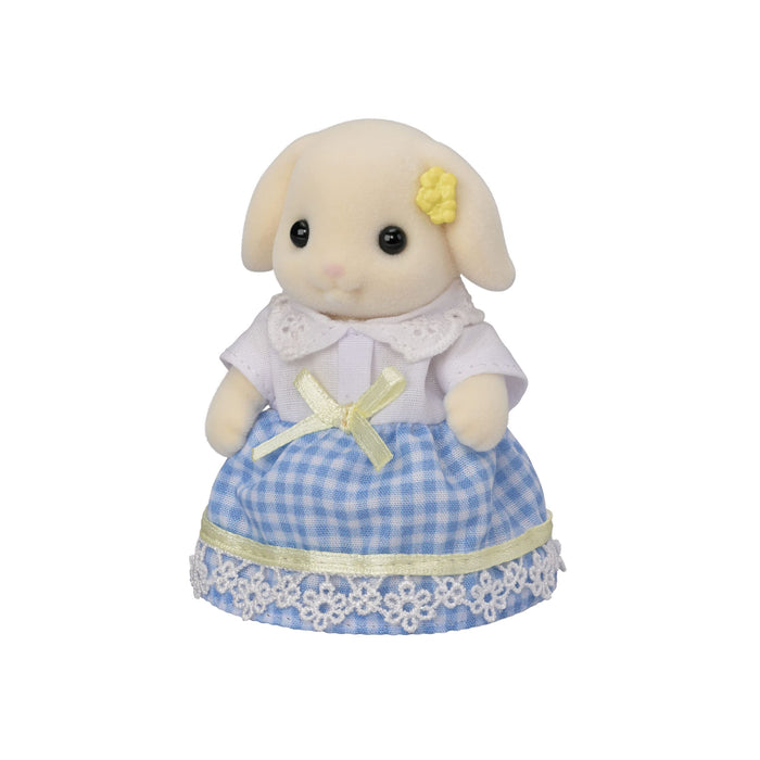 Epoch Sylvanian Families Flora 兔子家庭娃娃屋玩具 FS-50 认证适合 3 岁以上儿童