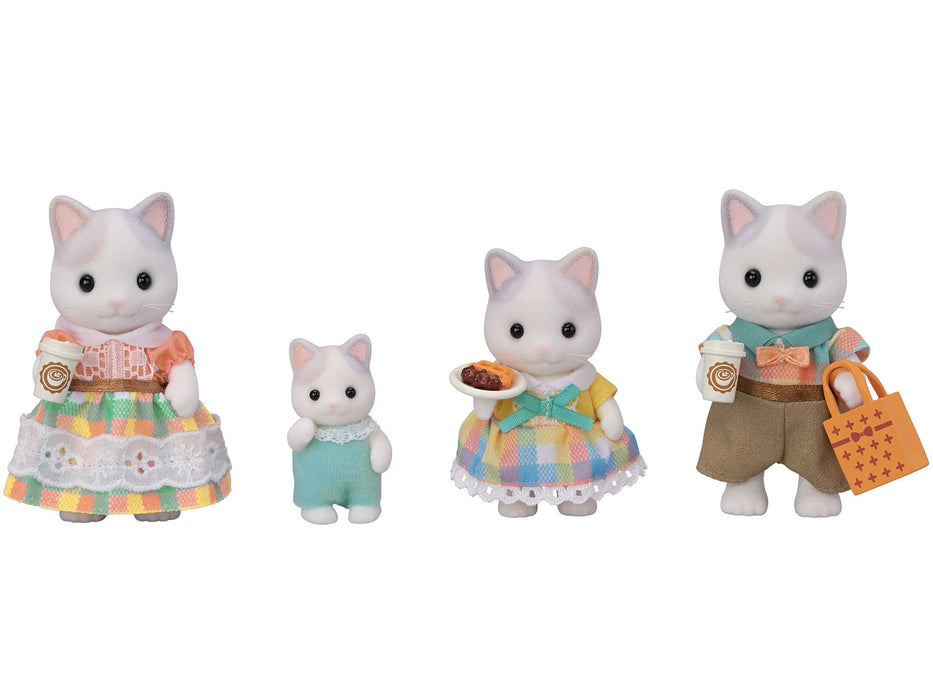 Epoch Sylvanian Families Latte Neko Dollhouse Toy Fs-52 St Mark Certified for Ages 3+