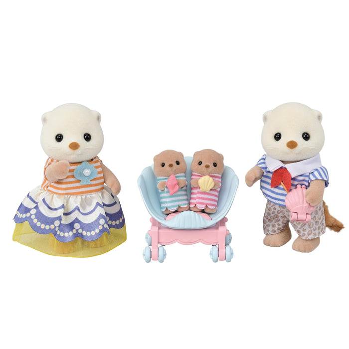 Epoch Sylvanian Families 海獭娃娃屋玩具适合 3 岁及以上儿童 FS-54