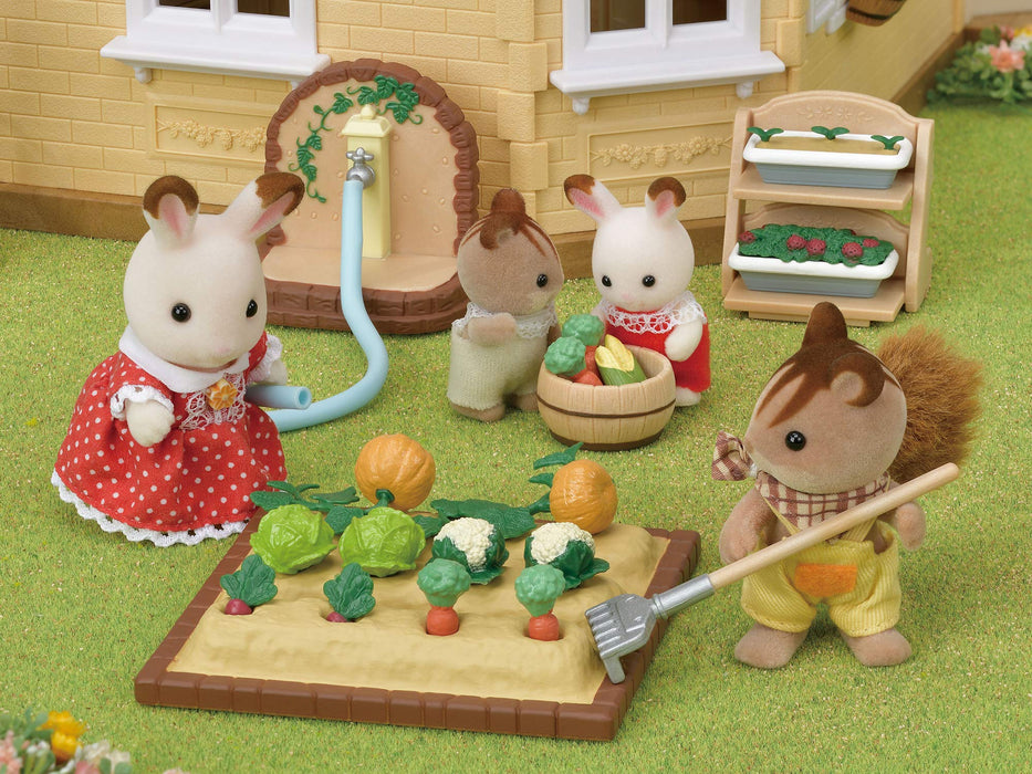 Epoch Sylvanian Families Vegetable Making Set Ka-616 Toy Dollhouse for Ages 3+