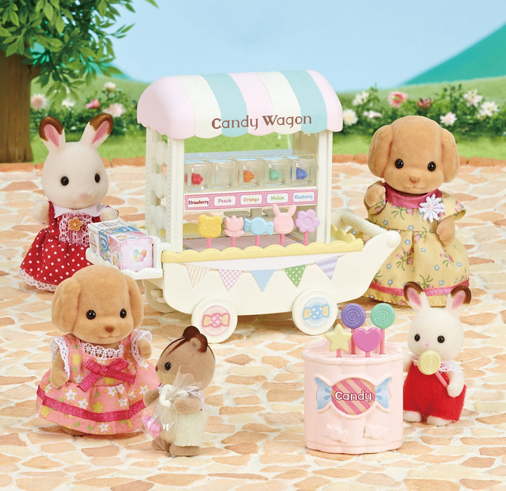 Epoch Sylvanian Families 彩色糖果車玩具娃娃屋 Mi-85 St Mark 適合 3 歲以上