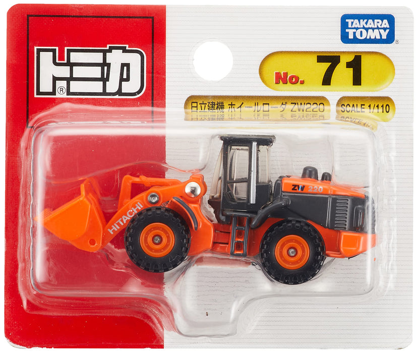 Takara Tomy Tomica 輪式裝載機 Zw220 - No.071 日立建築 3 歲以上迷你汽車玩具