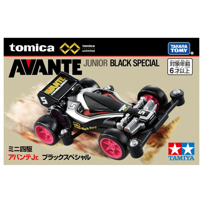 黑色 Takara Tomy 迷你四驱 Avante Jr. 高级汽车玩具，适合 6 岁以上儿童