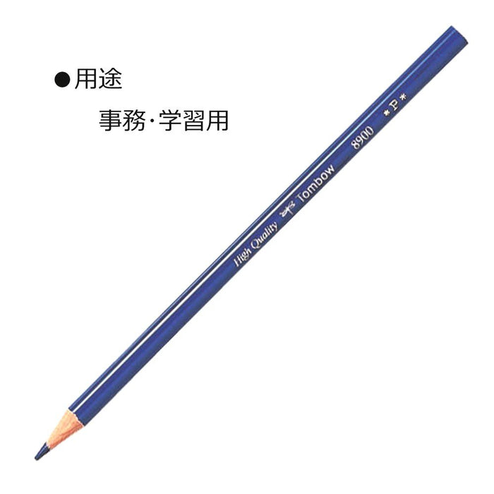 Tombow 8900P 靛藍色圓形鉛筆 - 1 打裝