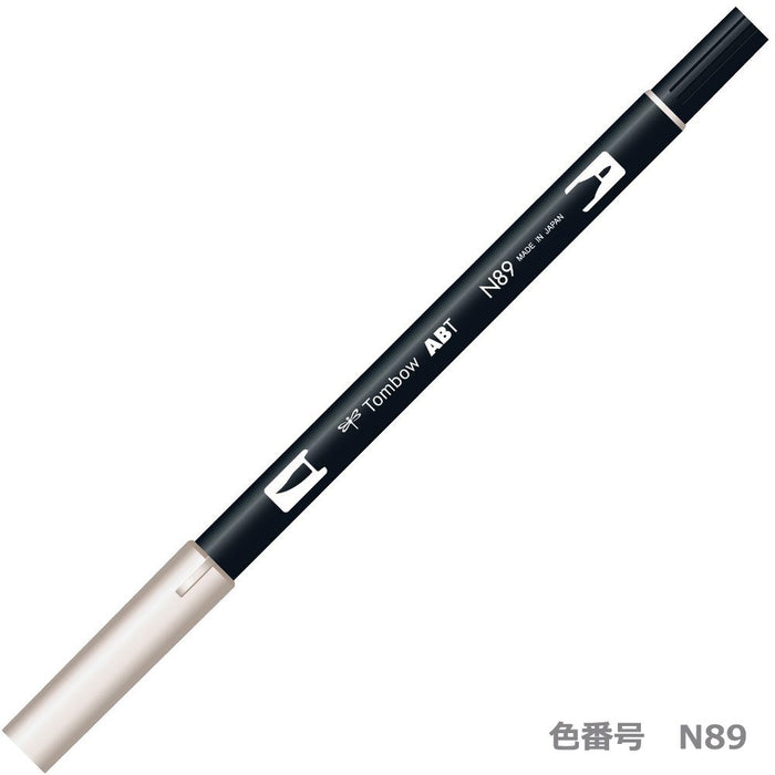 Tombow 雙毛筆暖灰色 1 支裝 6 支 - AB-TN89-6P