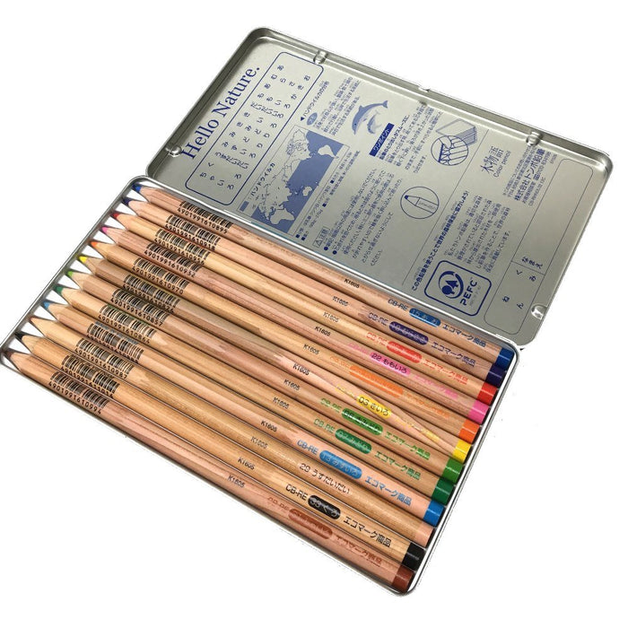 Tombow Hello 自然小熊貓12色套裝彩色鉛筆 CB-RHNDL0212C