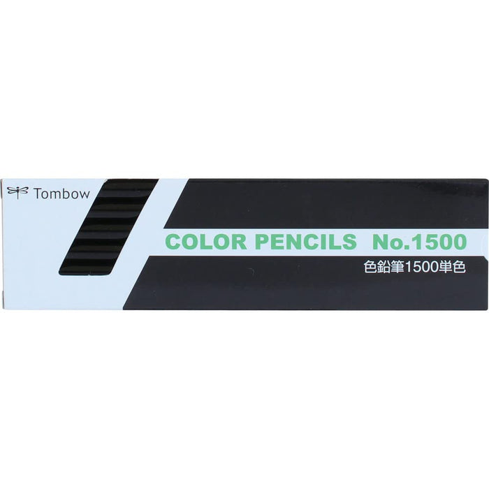 Tombow Single Color Black Colored Pencils 1500 Series - Pack of 1 Dozen