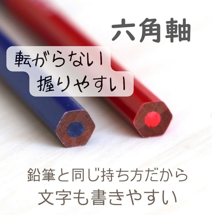 Tombow Ippo 藍色鉛筆套裝 - 12 支，用於精密倒圓