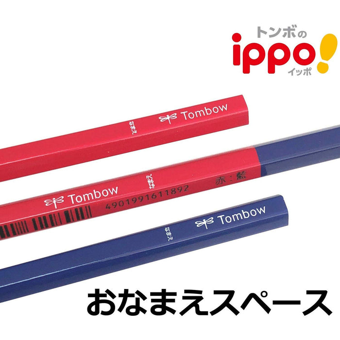 Tombow Ippo 藍色鉛筆套裝 - 12 支，用於精密倒圓