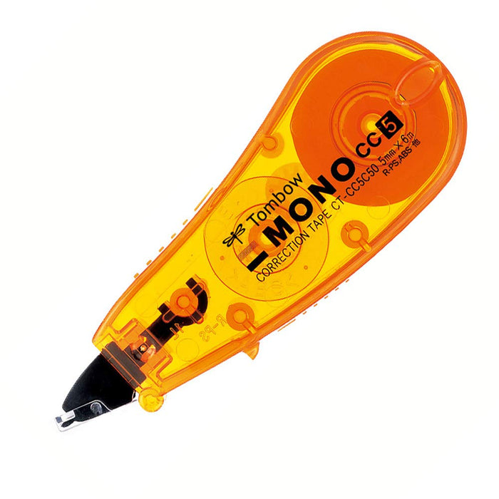 Tombow Mono CC Correction Tape 5mm Set of 10 Brilliant Orange - CT-CC5C50