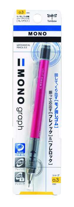 Tombow Monograph Mechanical Pencil 0.3 DPA-131F in Chic Pink Color