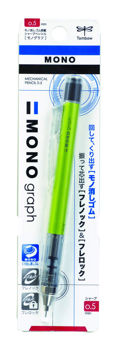 Tombow Monograph Mechanical Pencil 0.5mm Lime - Dpa-132E