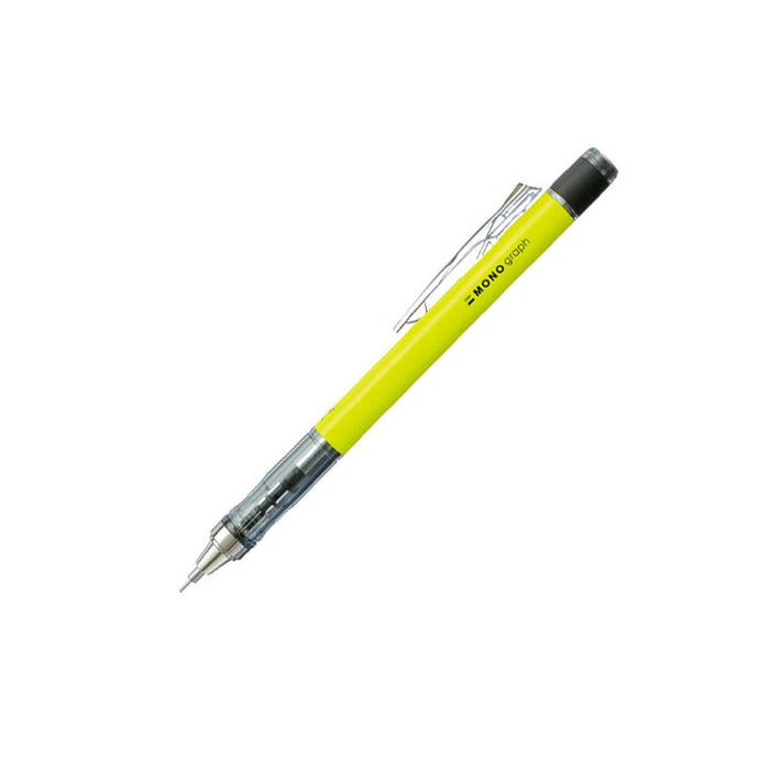 Tombow Monograph Mechanical Pencil 0.5mm Neon Yellow - DPA-134C