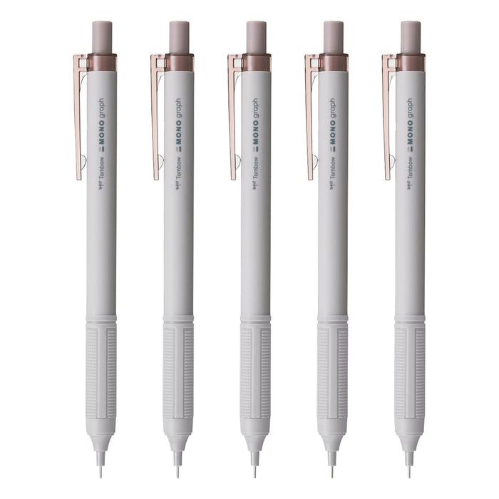 Tombow Monograph Light Mechanical Pencil Set 0.3mm Grayish Brown 5 Pieces