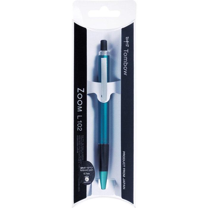 Tombow Zoom L102 油性 0.7 圆珠笔（孔雀绿）