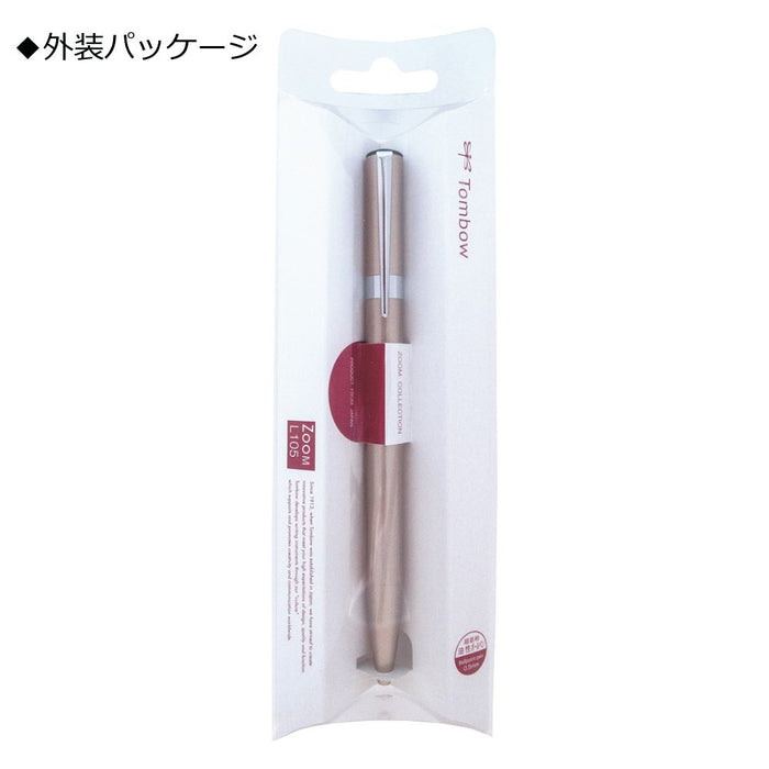 Tombow Zoom L105 香槟金圆珠笔 0.5 油性墨水