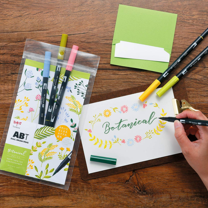 Tombow Botanical Set AB-T6CBT 6 色双头画笔铅笔