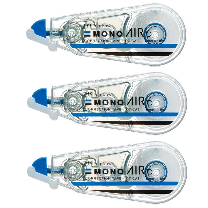 Tombow Mono Air 6mm Pencil Correction Tape 3 Piece Set