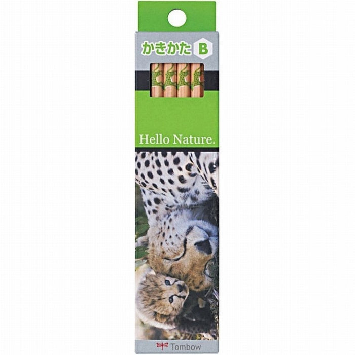 Tombow Hello Nature Cheetah B Drawing Pencils Pack of 12