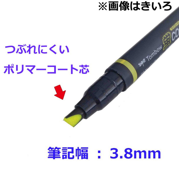 Tombow 螢光藍鉛筆螢光筆 10 件裝 Coat 80 - WA-SC89-10P