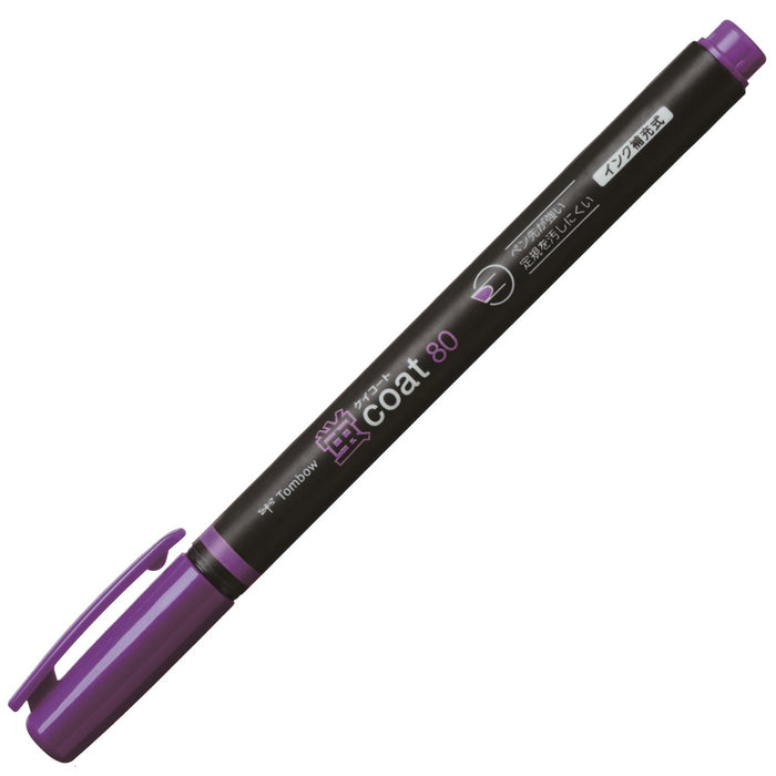 Tombow Fluorescent Coat 80 Purple Pencil Highlighter Pack of 10 - Wa-Sc97-10P