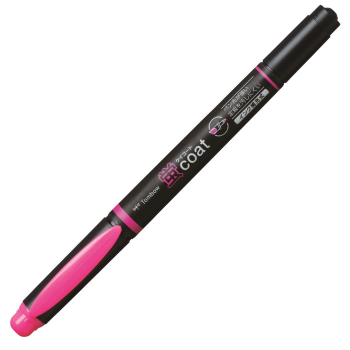 Tombow Fluorescent Pink Pencil Highlighter Set of 10 - Wa-Tc90-10P