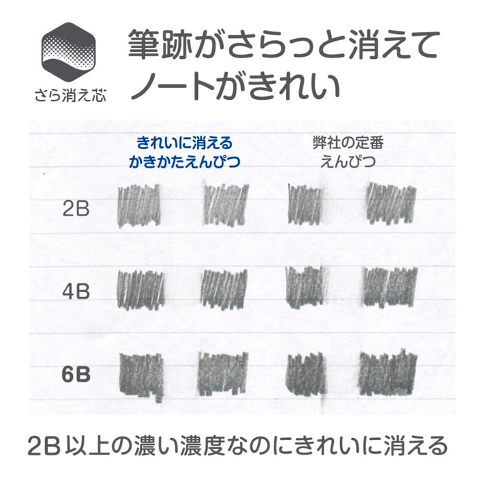 Tombow Ippo 可擦 4B 铅笔 12 支装 粉色