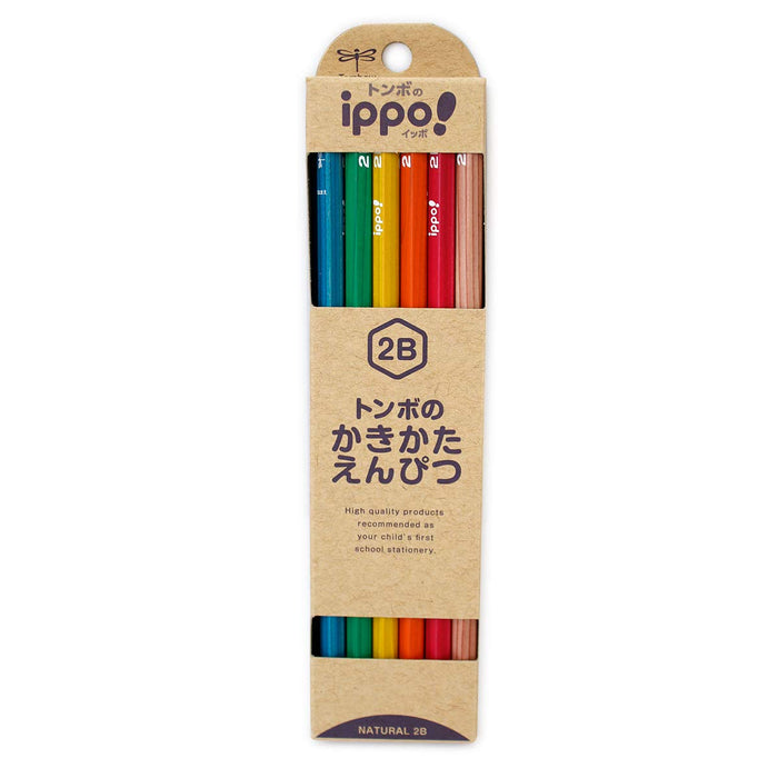 Tombow Ippo Kakikata 2B 天然鉛筆 Kb-Knn04-2B 型號