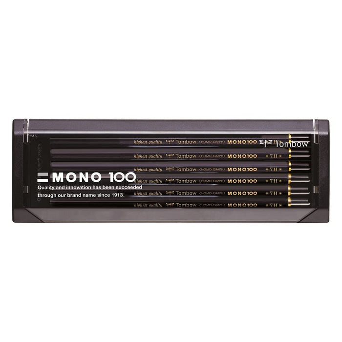 Tombow Mono 100 Pencil Set 7H Hardness Pack of 12