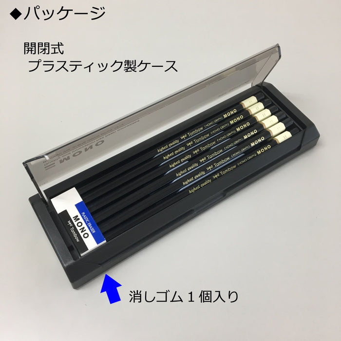 Tombow Mono 6B 鉛筆套裝 - 高品質石墨鉛筆 12 支裝